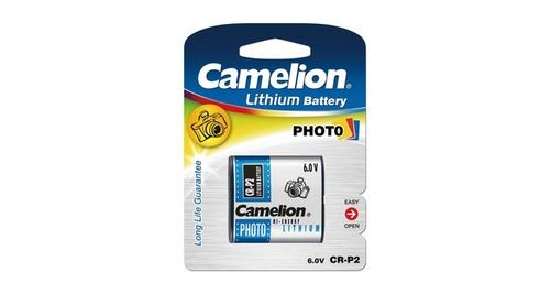 Pile photo lithium CR-P2 / 6 Volt / Blister de 1 pile CAMELION