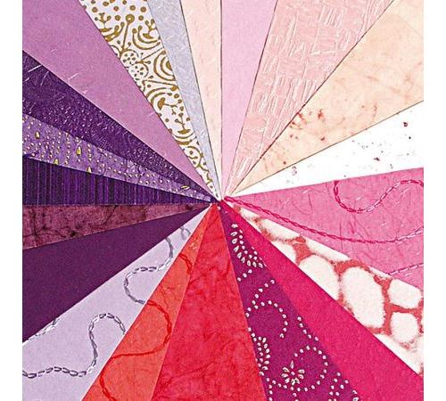 Papier du monde A4 20 feuilles violet et rose