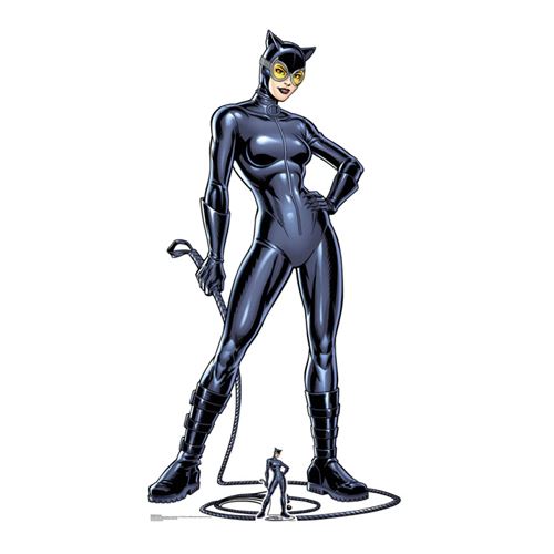 Figurine en carton Catwoman Batman avec son fouet 179 cm