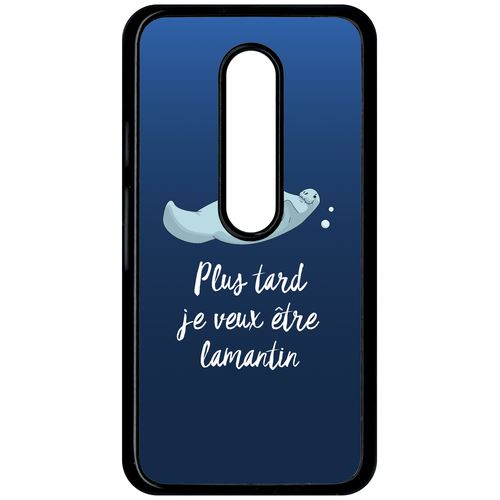 Coque Motorola Moto G 3 Plus Tard Je Veux Tre Un Lamantin