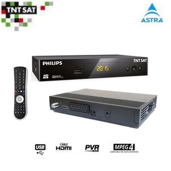 Récepteur PHILIPS DSR 3231T , démodulateur satellite HD S.C TNTSAT (Astra 19.2°) - 1