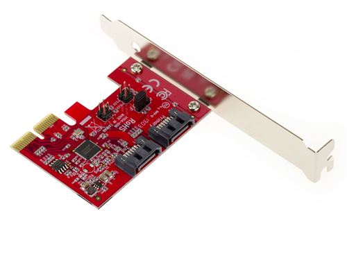 Carte PCIe 2 ports SATA 3.0 - RAID 1 Mirroring automatique d'un disque existant