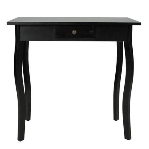 vidaXL Wandtafel MDF zwart