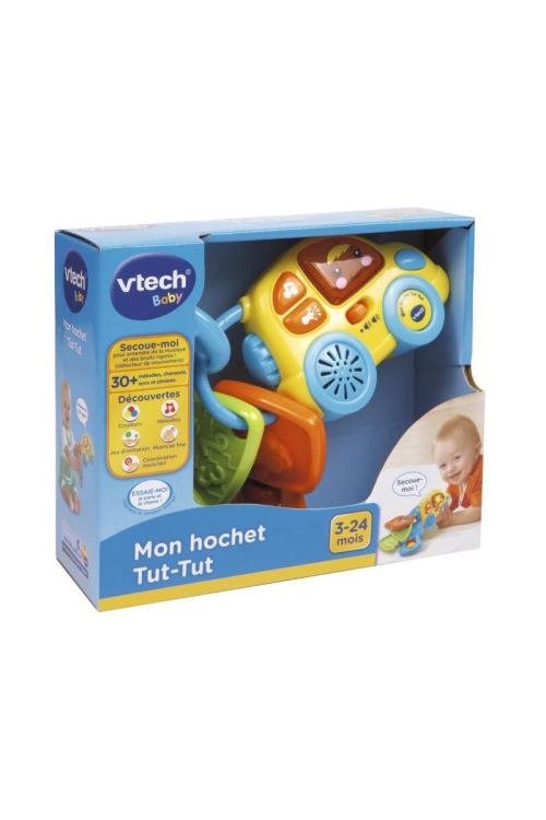 VTech - Mon Hochet P'tites Clés Magiques, Hochet Bébé Porte-Clefs