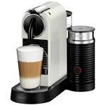 De'Longhi Nespresso CitiZ EN 267.WAE - Machine à café avec buse vapeur "Cappuccino" - 19 bar - blanc