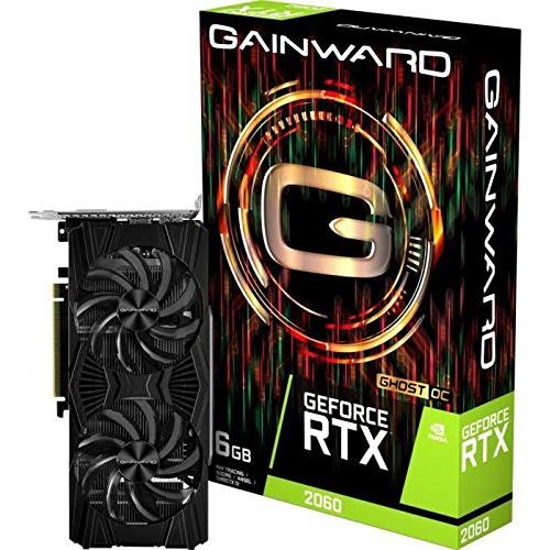 Gainward 426018336-4412 GeForce RTX 2060 6 Go GDDR6 - Cartes Graphiques (GeForce RTX 2060, 6 Go, GDDR6, 192 bit, 7680 x 4320 Pixels, PCI Express x16 3.0)