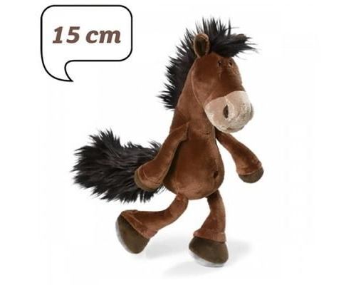 Peluche Nici cheval Brun 15 cm