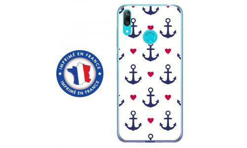 Coque souple pour Huawei Y7 (2019) avec impression Motifs thème marin 5