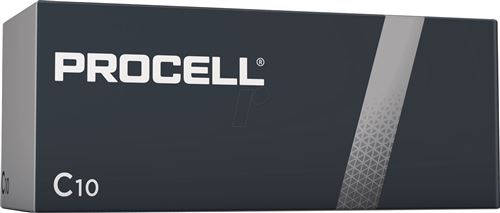 Battery Duracell Procell Baby C/lr14 1.5v Block (10 Pcs)