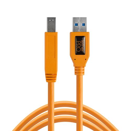Tether outils Tetherpro câble USB 3.0 A-B 4,6 m Orange [Cu5460org]