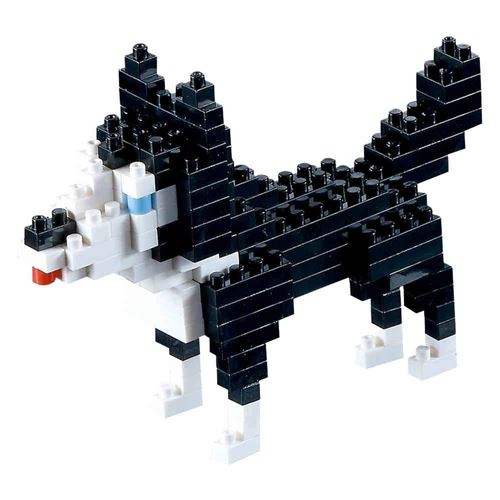 Brixies - 410068 - Jeu de construction 3D-Motif - Husky