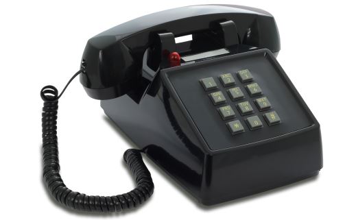 téléphone vintage Opis PushMeFon noir