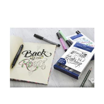 Set de 4 Feutres Faber-Castell Pitt Artist Pens Hand Lettering