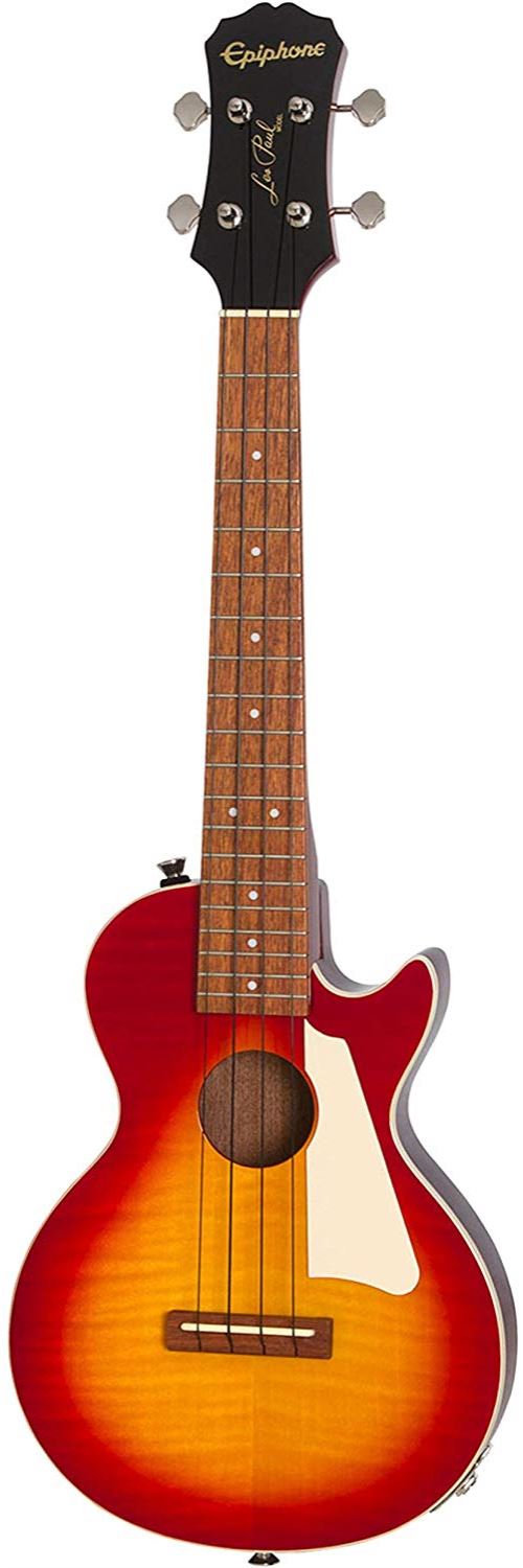 Les Paul Ukulele Ténor Outfit Heritage Cherry Sunburst + housse