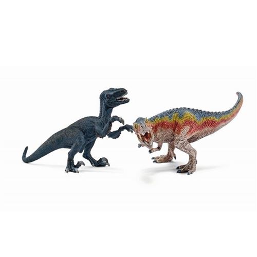 Schleich T-Rex and Velociraptor