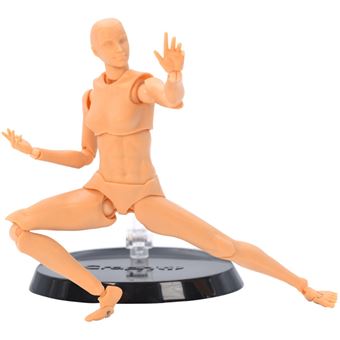 Kit Mannequin articulé pour dessin - Modèle femme - 14 cm