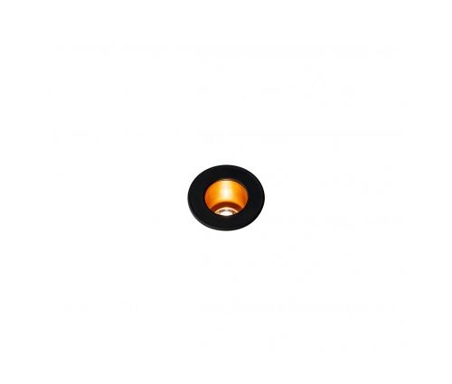 Triton mini led, encastré, noir or, led 1,2w 3000k, 12°