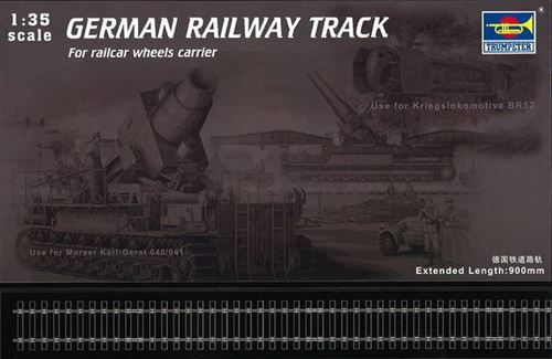 German Railway Track Set - 1:35e - Trumpeter