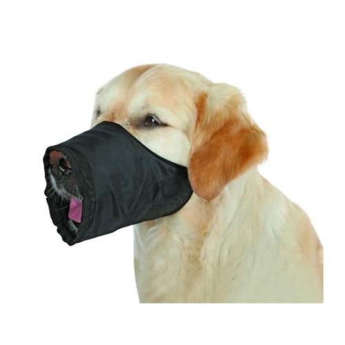 trixie museliere polyester sm noir pour chien