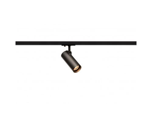 Helia 50 led spot pour rail monophasé, noir, 11w, 3000k, 35°, sans rail