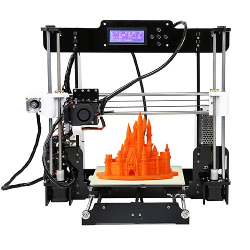 Reprap Prusa I3 Diy 3d Imprimante Kits 110 240v Avec 8 Gb Sd Carte