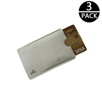 3pack] Etui Carte Bancaire Anti Piratage Paiement sans contact Rfid