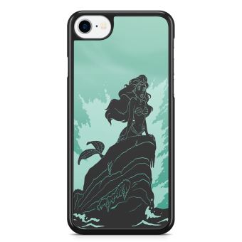 Coque Fifrelin Noire pour iPhone 5C La Petite Sirene Disney Ariel - 1