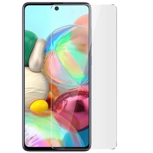 iPomcase Film d'écran en verre trempé pour Samsung Galaxy A71 -Transparent