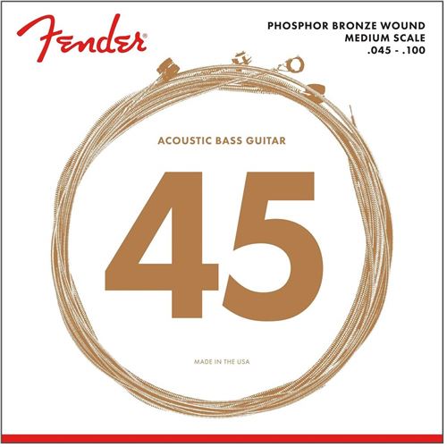 Fender 7060 Jeu de cordes pour Basse acoustique 45-95 Scale 30/32