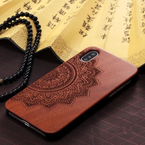 iPhone X Coque Protection Plastique Rose Fleurs ALS48189