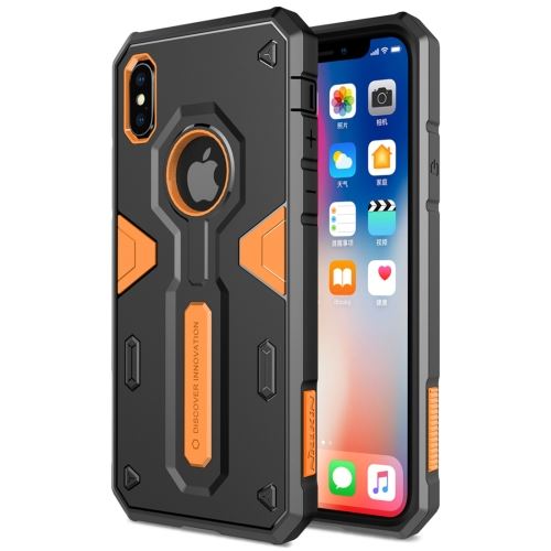 Iphone X / Xs Coque Protection Plastique Combinaison Orange Als81090