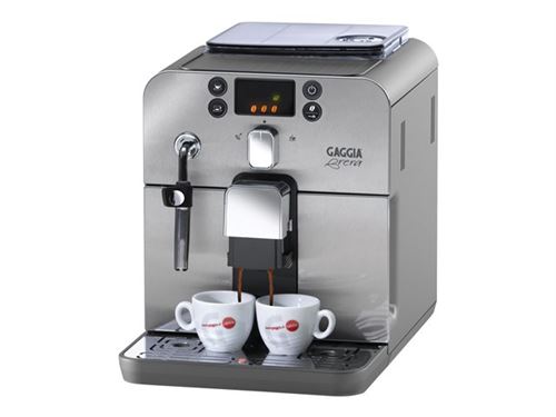 Gaggia Brera RI9833 - Machine à café automatique avec buse vapeur "Cappuccino" - 15 bar - argent