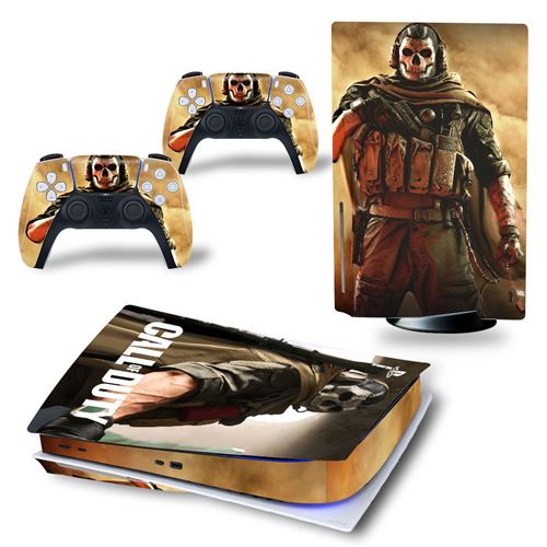 GENERIQUE Autocollant Stickers de Protection pour Console Sony PS5 Edition Standard - - Call of duty (TN-PS5Disk-4055) 
