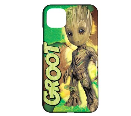 Coque rigide compatible pour iPhone 11 Pro Max Baby Groot Concept Art 02