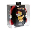 OTL Pokemon Pokéball - Écouteurs - circum-aural - filaire - jack 3,5mm - rouge