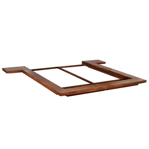 vidaXL Bedframe Japanse stijl futon massief hout 180x200 cm