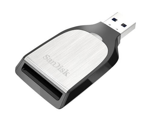 Lecteur de carte USB 3.0, Type A pour SD UHS I et UHS II, Noir/Argenté