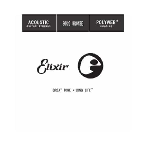 Elixir 13127 - Corde acoustique au détail Polyweb Bronze - Filé 027