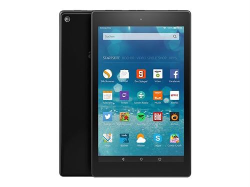 Amazon Fire HD 8 - 8th Generation - tablet - Fire OS 6.3 - 32 GB - 8 IPS (1280 x 800) - microSD sleuf - zwart - met speciale aanbiedingen - met Alexa Hands-Free