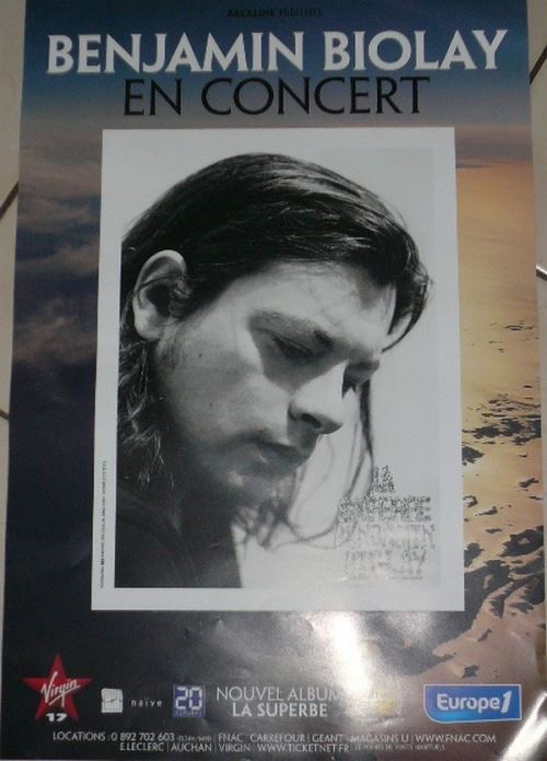 Benjamin BIOLAY - 40x60 cm - AFFICHE / POSTER
