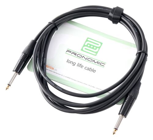 Pronomic Stage INST-3 câble instrument noir jack 3m