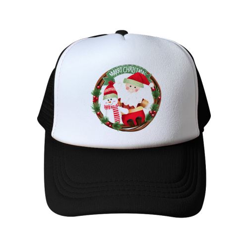 Casquette Chapeau de noël pour Enfant Unisexe - Noir&Blanc #2