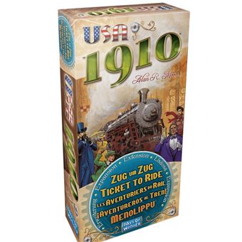 Jeu de stratégie Asmodee Les Aventuriers du Rail Extension 1910
