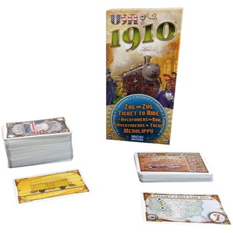 Jeu de stratégie Asmodee Les Aventuriers du Rail Extension 1910