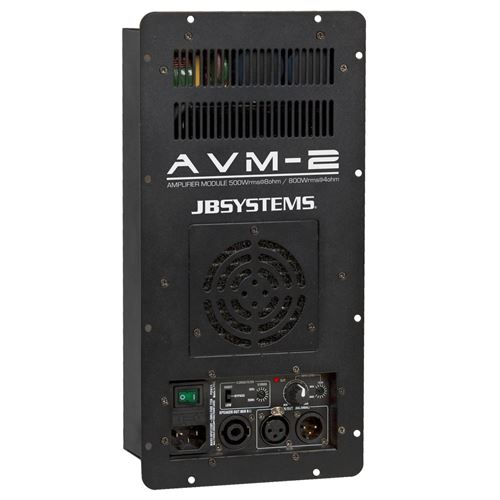 JB systems AVM-2 module d'amplification 500 W RMS