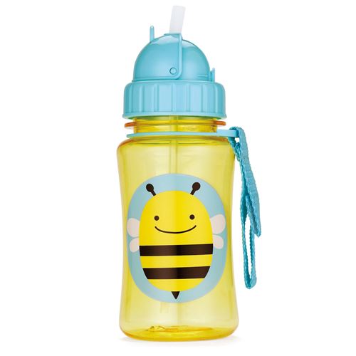 Gourde avec paille ZOO - Abeille