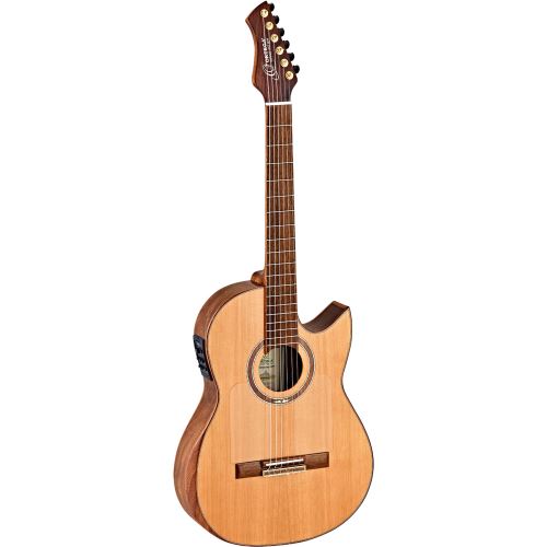Ortega FLAMETAL-TWO Ben Woods Signature guitare E/A avec housse