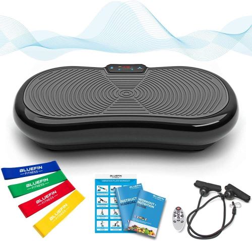 Plateforme Vibrante et Oscillante Bluefin Fitness Ultra Slim 200W | Moteur silencieux, Perte de poids, Brûleur de graisses, Massages
