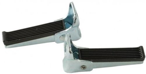 Bobike repose-pieds 1118 11 cm chrome/noir par paire