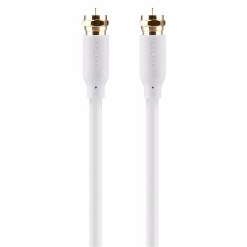 belkin cable antenne m/m 2m blanc noir